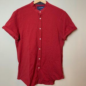 Topman Button Up - Mandarin Collar